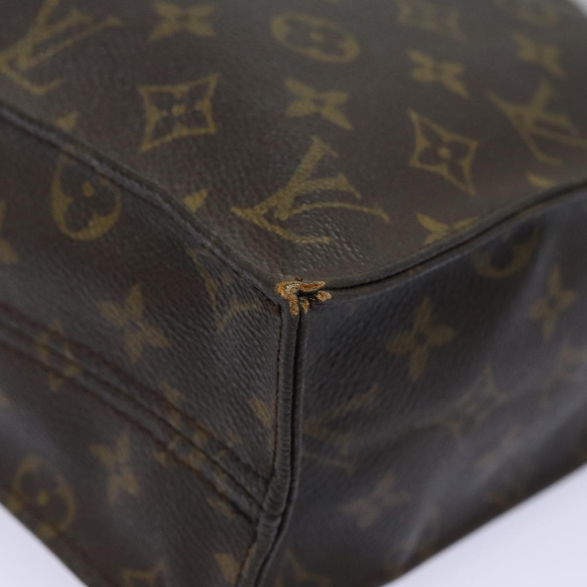 LOUIS VUITTON Monogram Sac Plat Hand Bag M51140 LV 78583