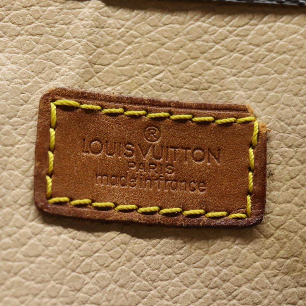 LOUIS VUITTON Monogram Sac Plat Hand Bag M51140 LV 78583