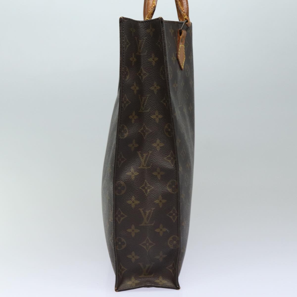 LOUIS VUITTON Monogram Sac Plat Hand Bag M51140 LV 78583