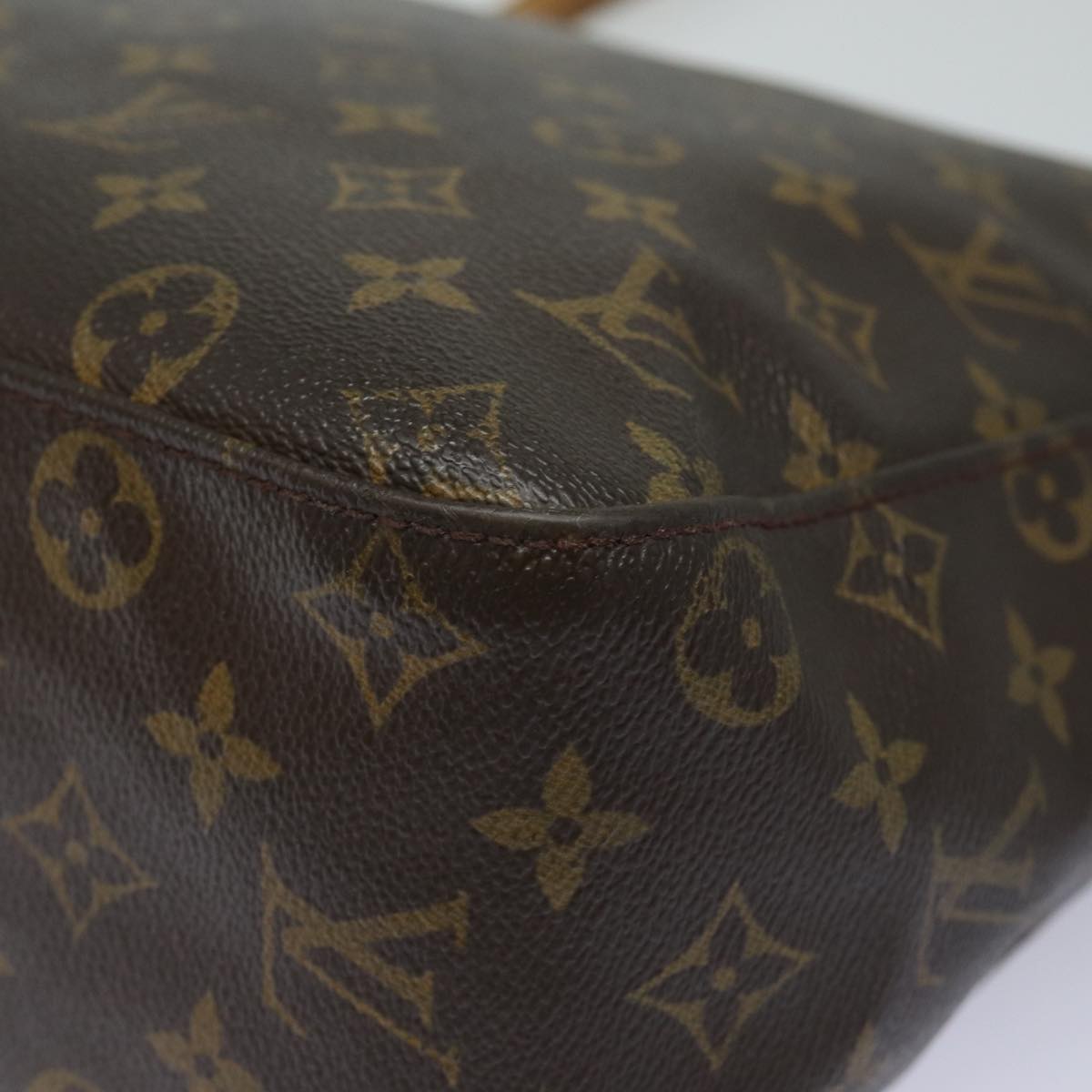 LOUIS VUITTON Monogram Looping GM Shoulder Bag M51145 LV 78585
