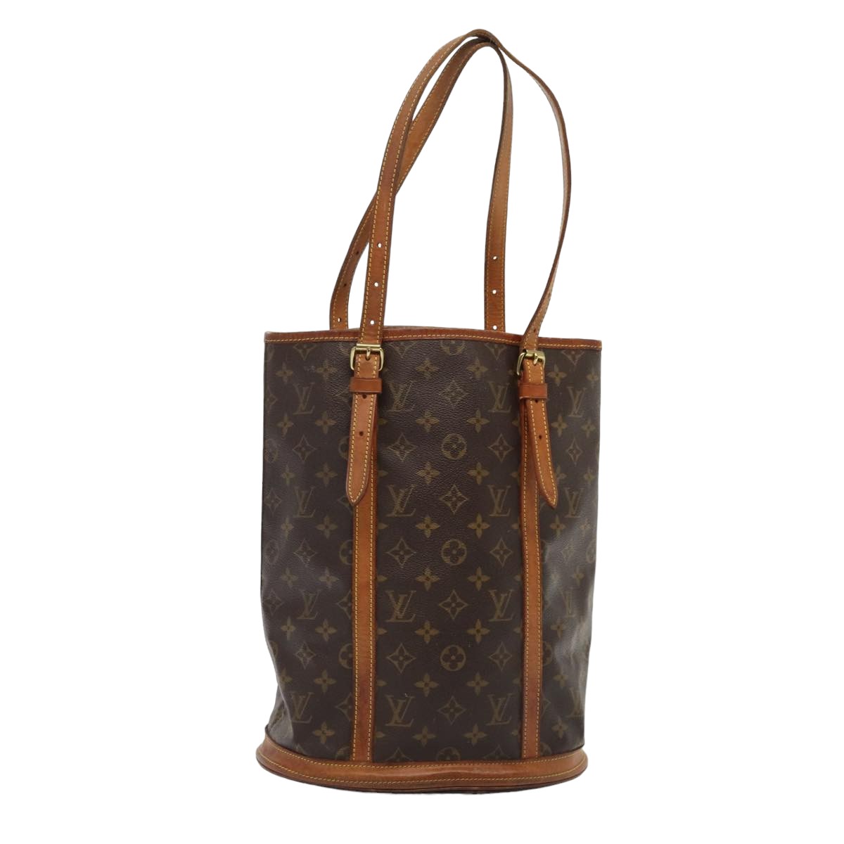 LOUIS VUITTON Monogram Bucket GM Shoulder Bag M42236 LV 78587