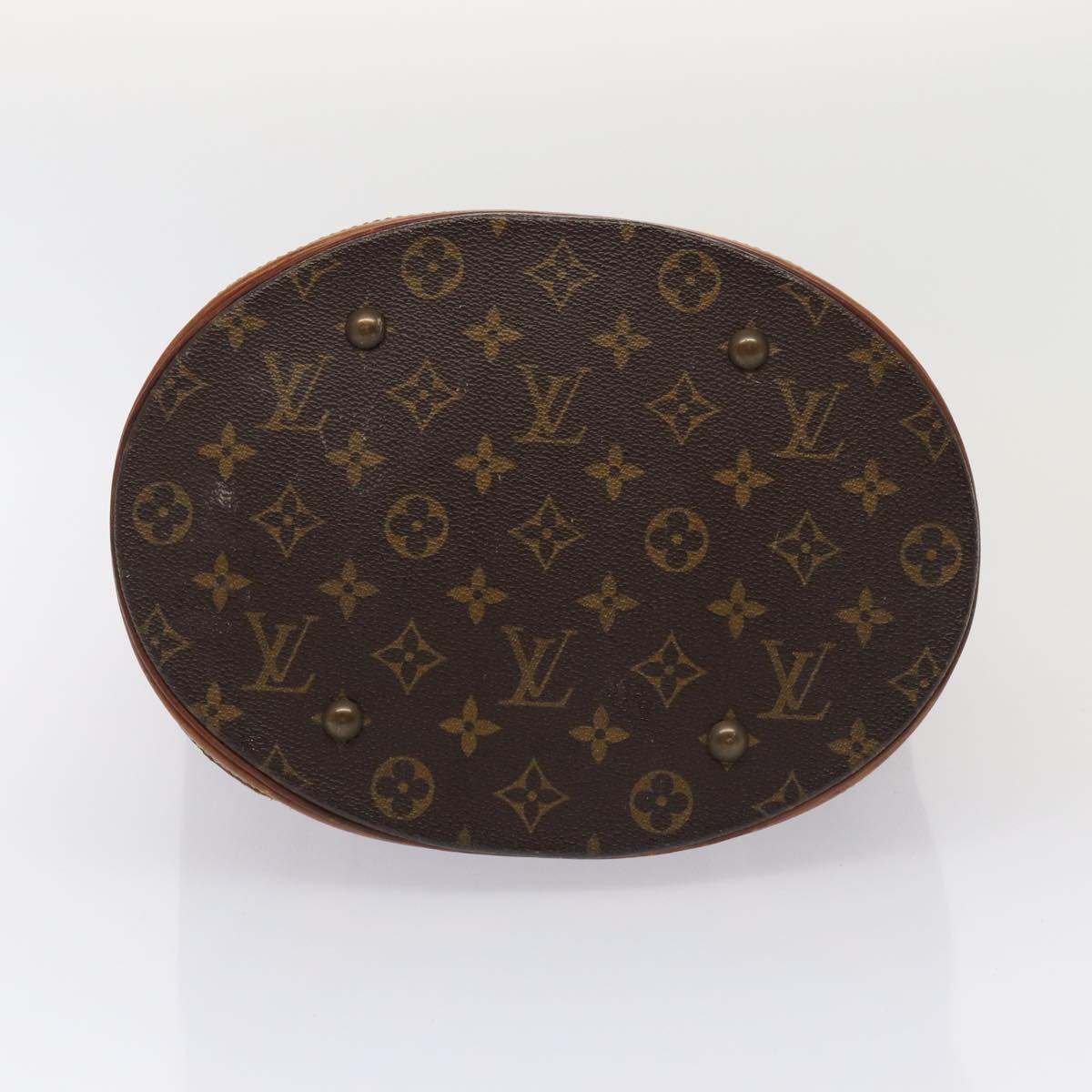 LOUIS VUITTON Monogram Bucket GM Shoulder Bag M42236 LV 78587