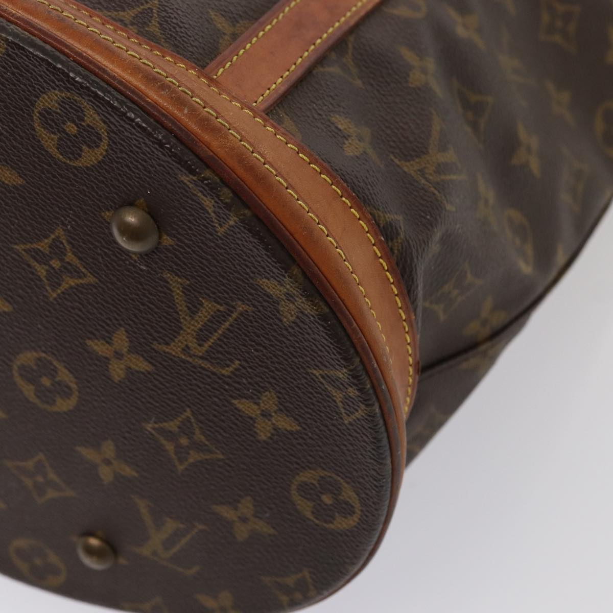 LOUIS VUITTON Monogram Bucket GM Shoulder Bag M42236 LV 78587