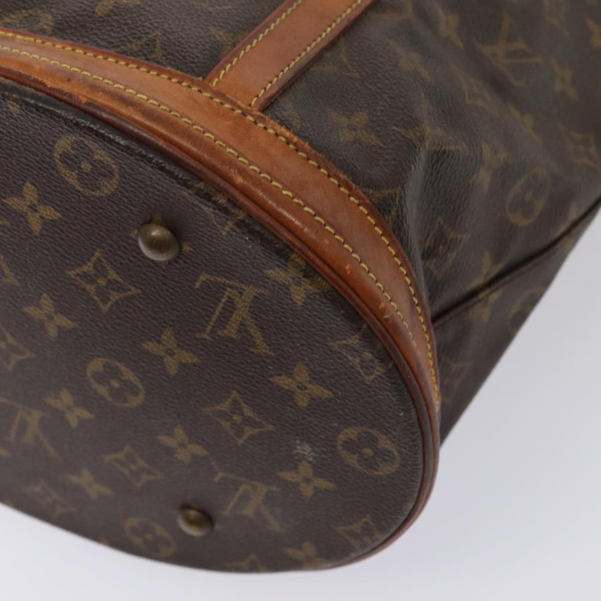 LOUIS VUITTON Monogram Bucket GM Shoulder Bag M42236 LV 78587