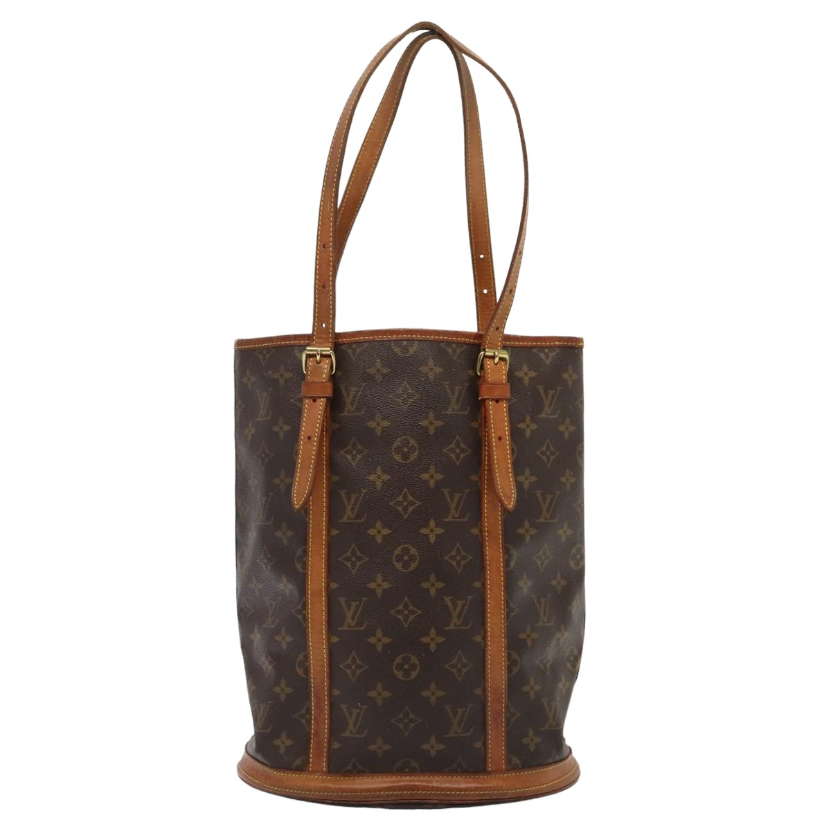 LOUIS VUITTON Monogram Bucket GM Shoulder Bag M42236 LV 78587