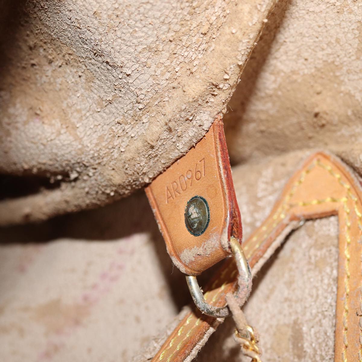 LOUIS VUITTON Monogram Bucket GM Shoulder Bag M42236 LV 78587