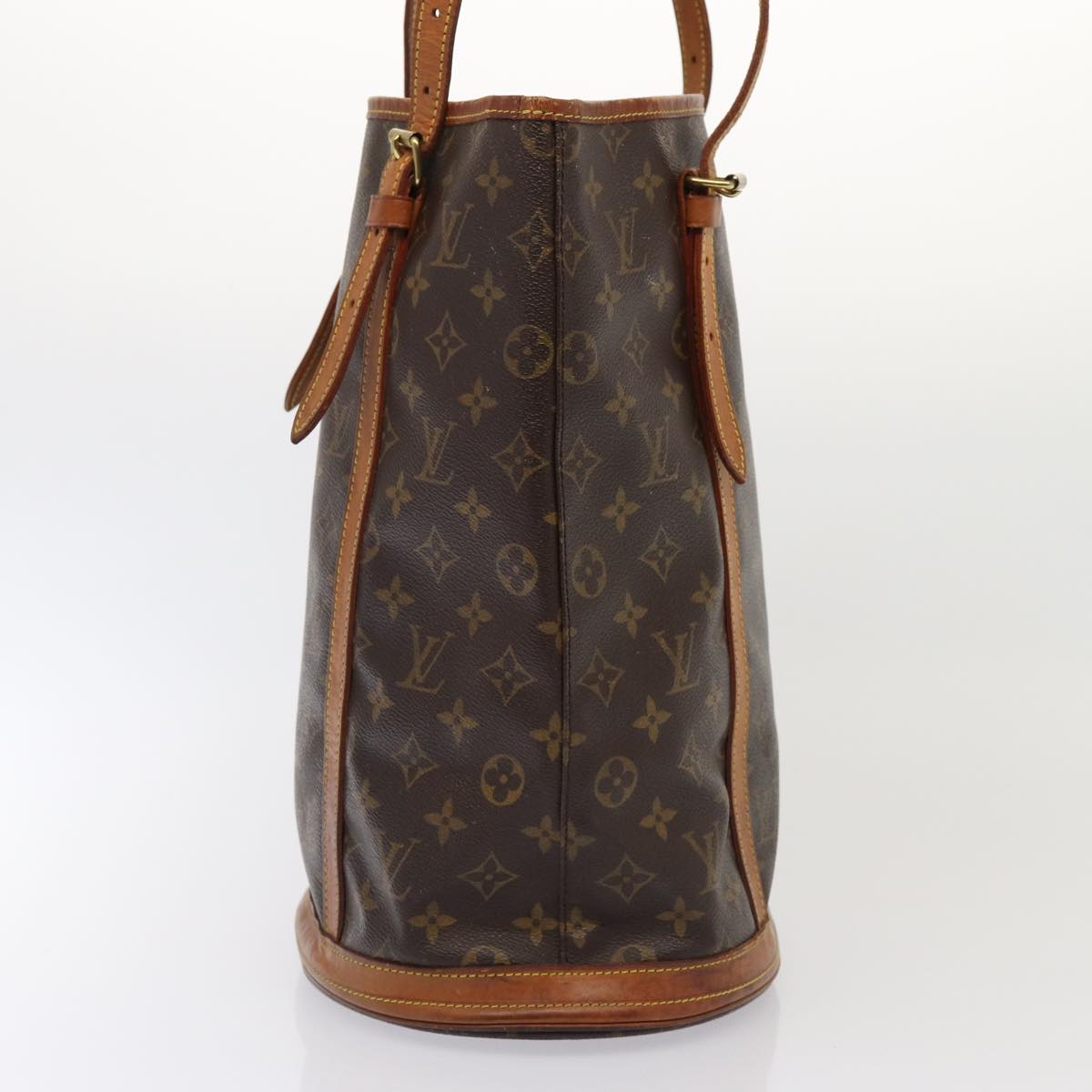 LOUIS VUITTON Monogram Bucket GM Shoulder Bag M42236 LV 78587