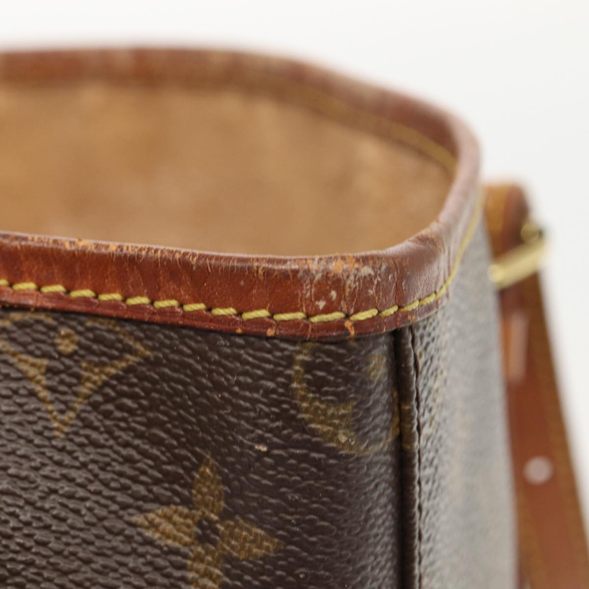 LOUIS VUITTON Monogram Bucket GM Shoulder Bag M42236 LV 78587