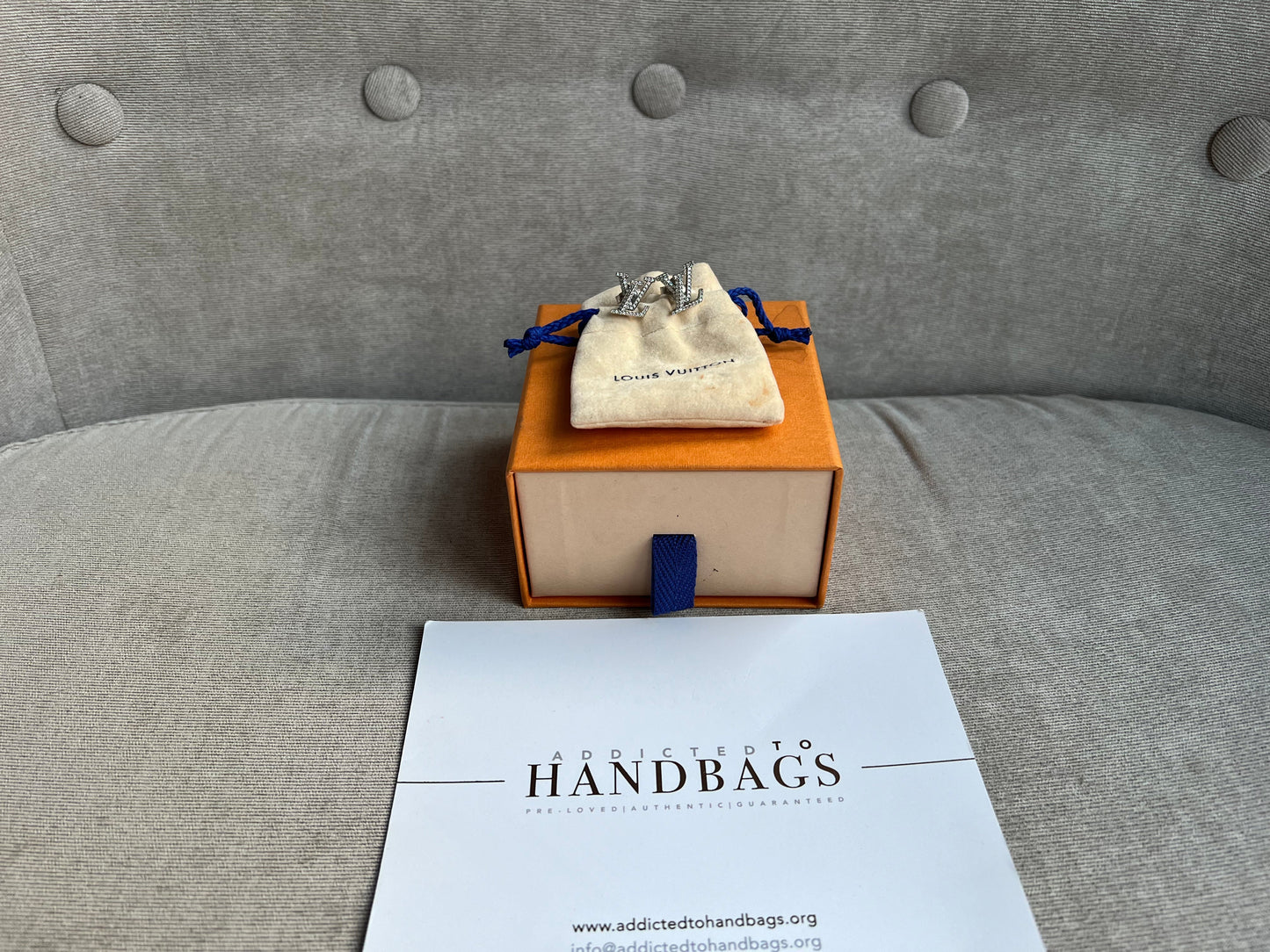 Louis Vuitton Iconic Earrings Palladium (RRP £385)