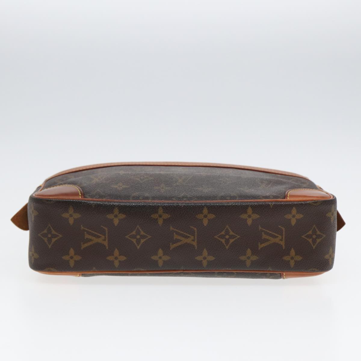 LOUIS VUITTON Monogram Compiegne 28 Clutch Bag M51845 LV 78592