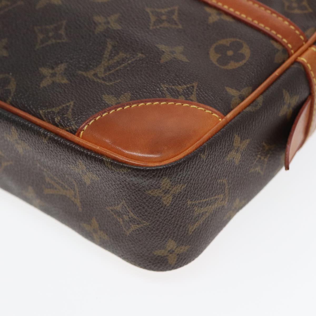 LOUIS VUITTON Monogram Compiegne 28 Clutch Bag M51845 LV 78592