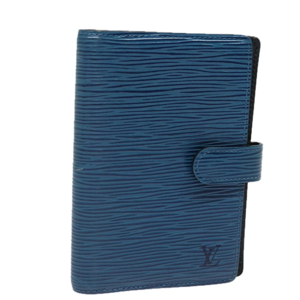 LOUIS VUITTON Epi Agenda PM Day Planner Cover Blue R20055 LV 78658