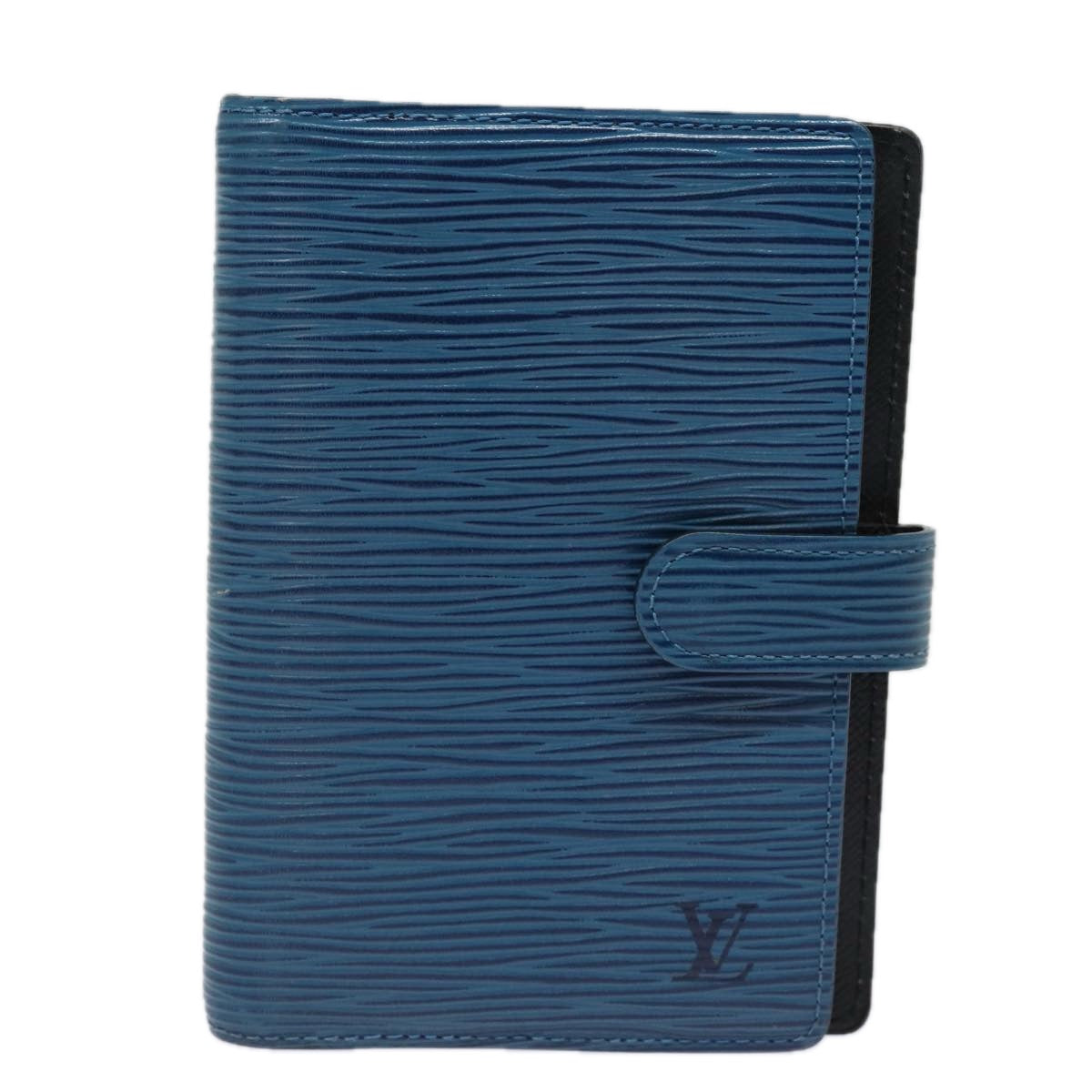 LOUIS VUITTON Epi Agenda PM Day Planner Cover Blue R20055 LV 78658