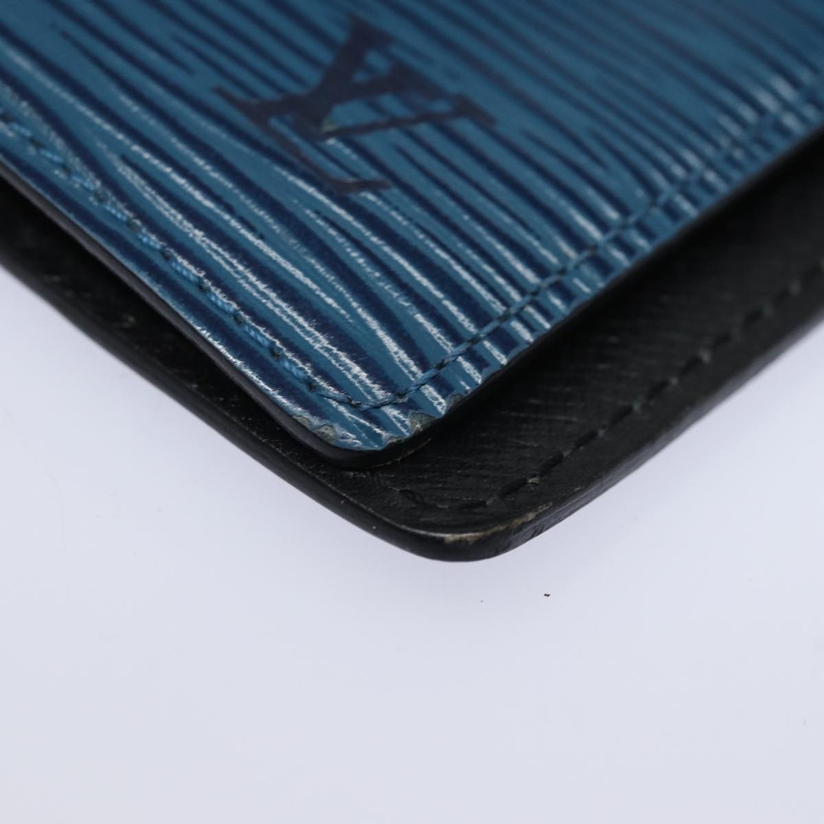 LOUIS VUITTON Epi Agenda PM Day Planner Cover Blue R20055 LV 78658