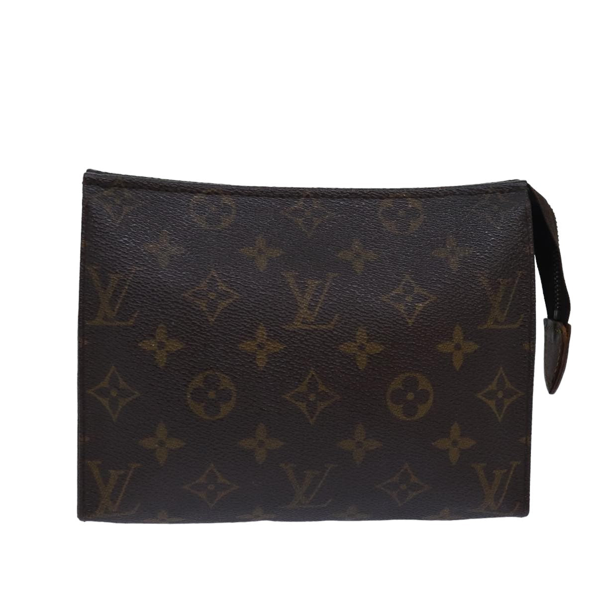 LOUIS VUITTON Monogram Poche Toilette 19 Pouch M47544 LV 78664