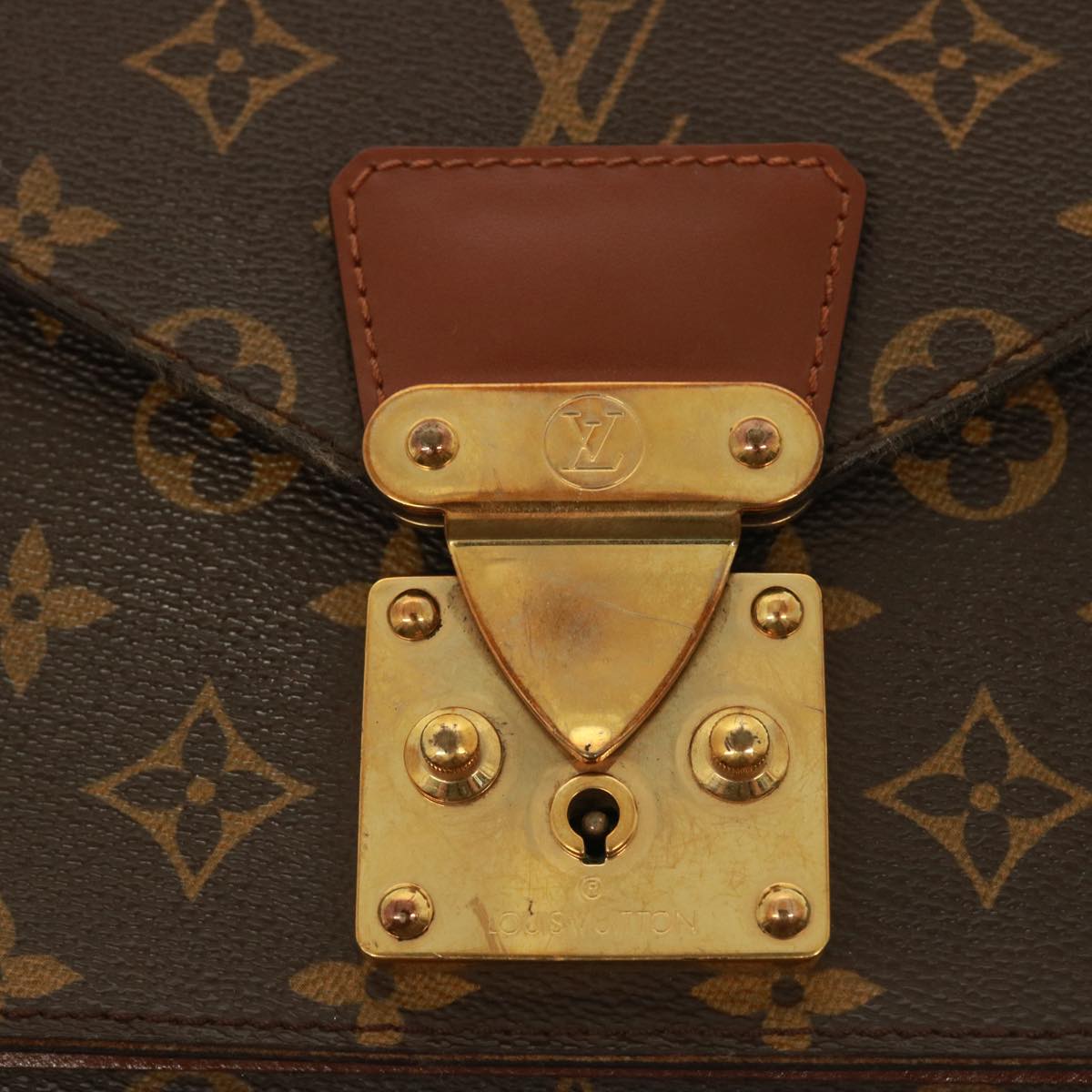LOUIS VUITTON Monogram Monceau 26 Shoulder Bag M51187 LV 78670