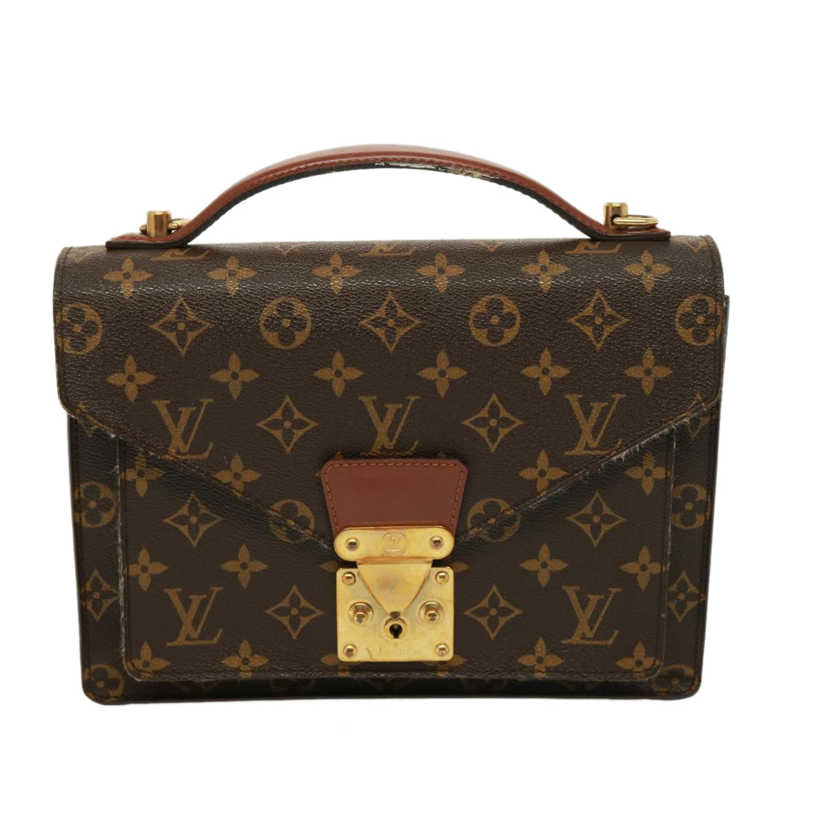 LOUIS VUITTON Monogram Monceau 26 Shoulder Bag M51187 LV 78670