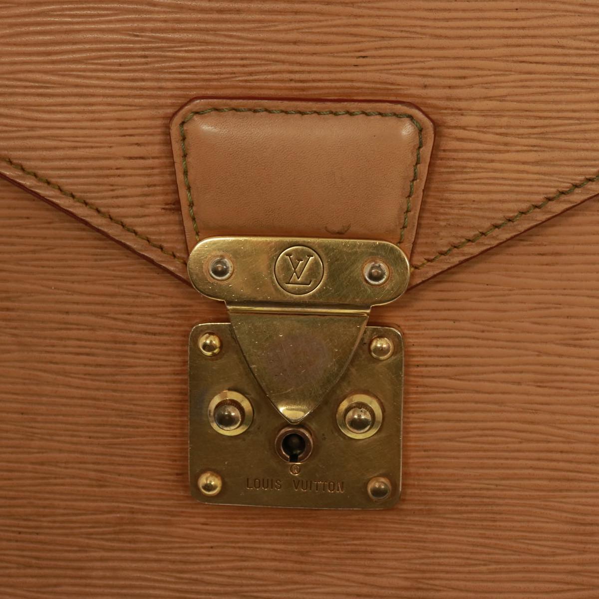 LOUIS VUITTON Epi Serviette Conseiller Briefcase Beige M54429 LV 78690