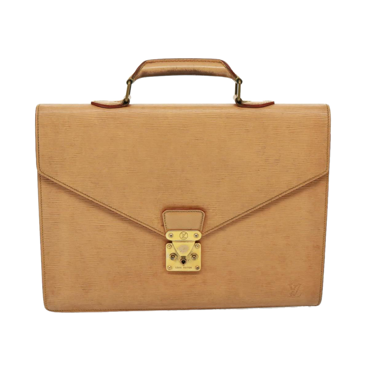 LOUIS VUITTON Epi Serviette Conseiller Briefcase Beige M54429 LV 78690