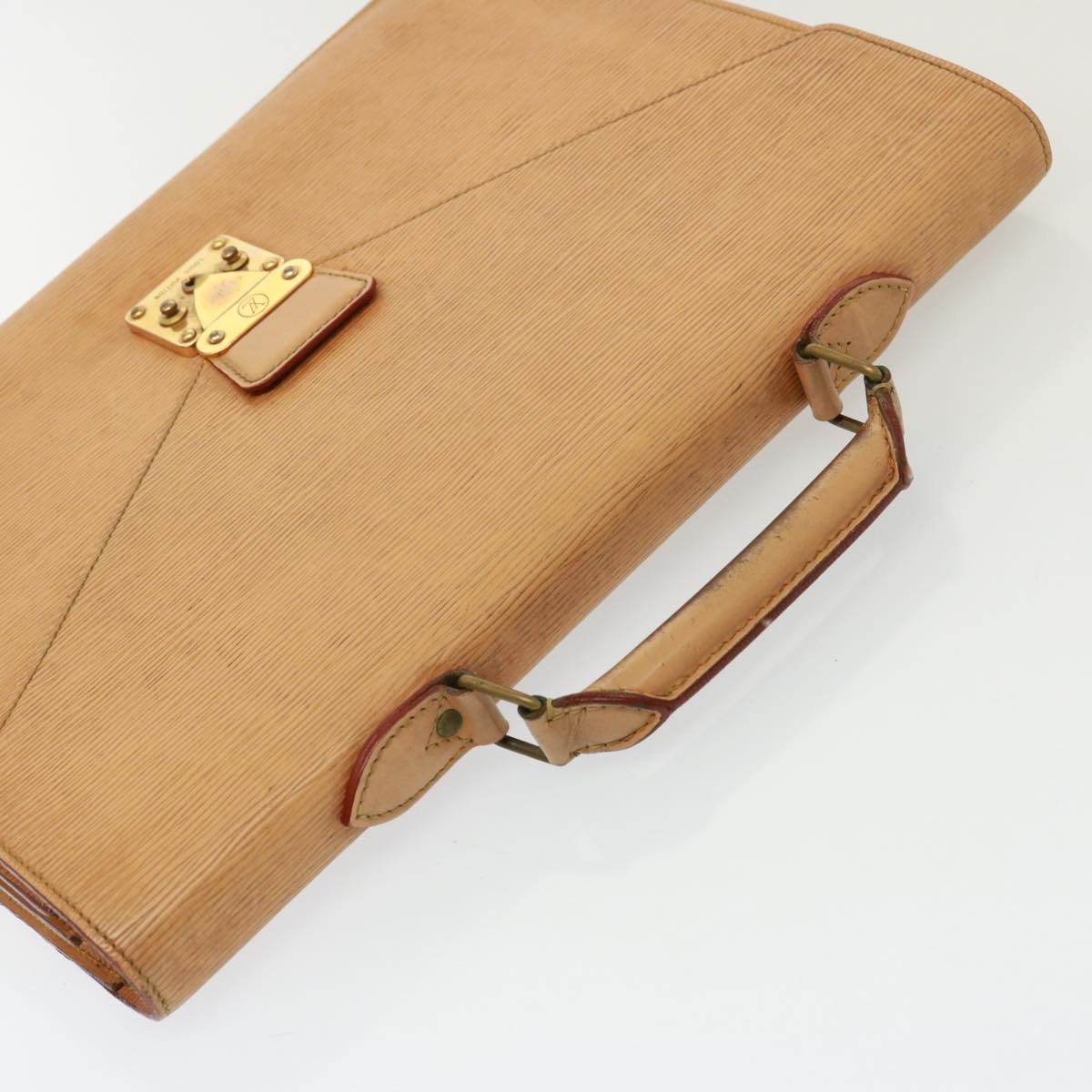 LOUIS VUITTON Epi Serviette Conseiller Briefcase Beige M54429 LV 78690