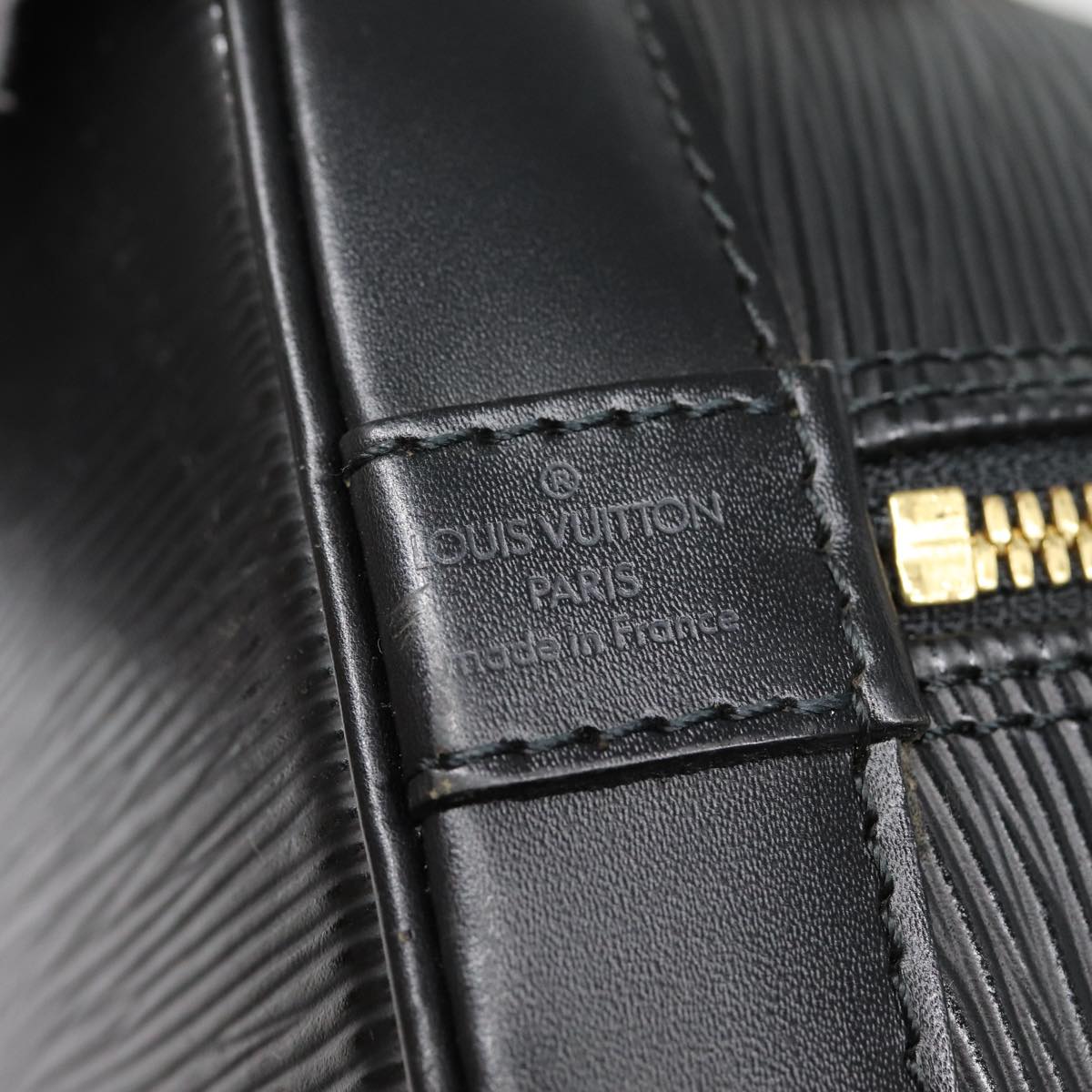 LOUIS VUITTON Epi Alma Hand Bag Black M52142 LV 78691