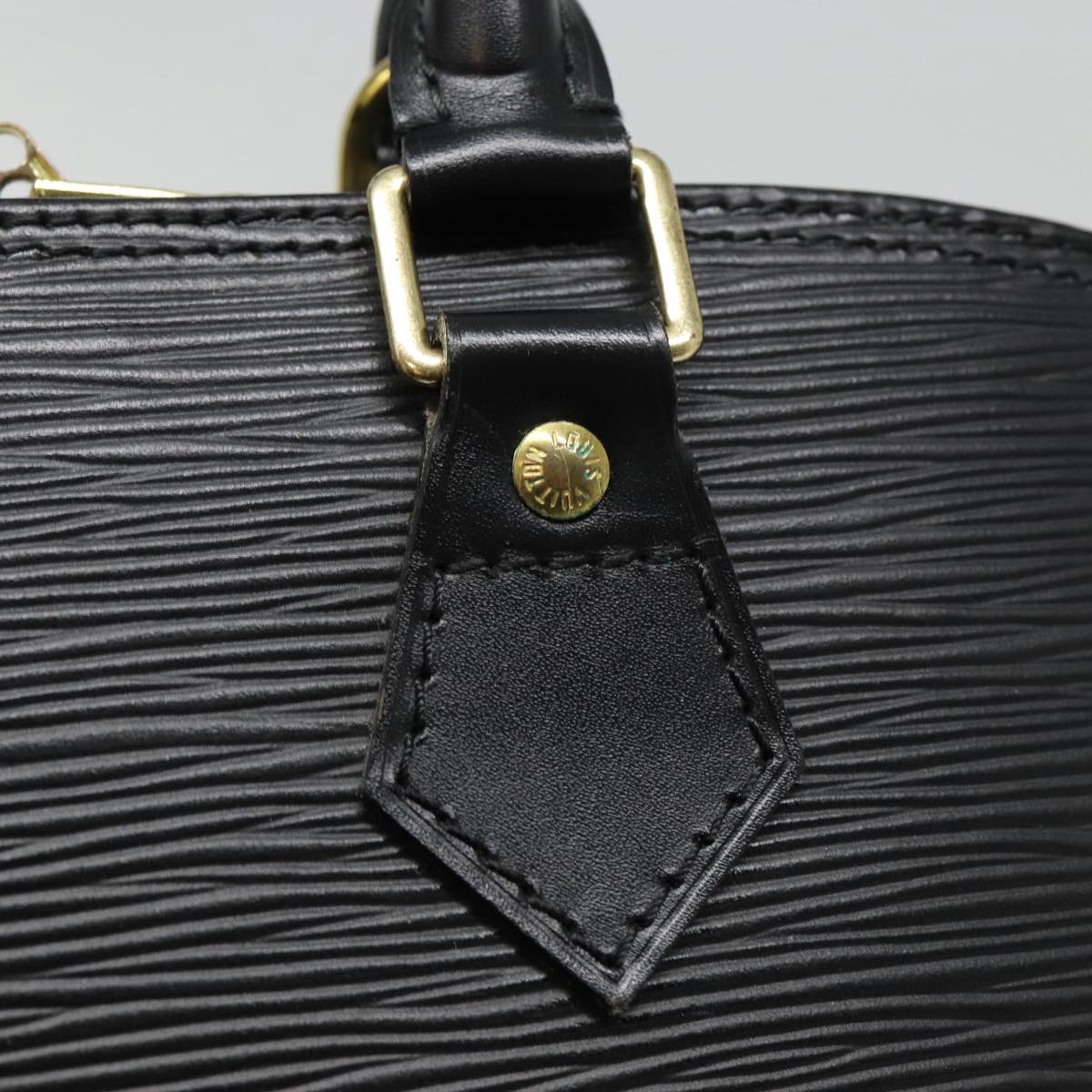 LOUIS VUITTON Epi Alma Hand Bag Black M52142 LV 78691