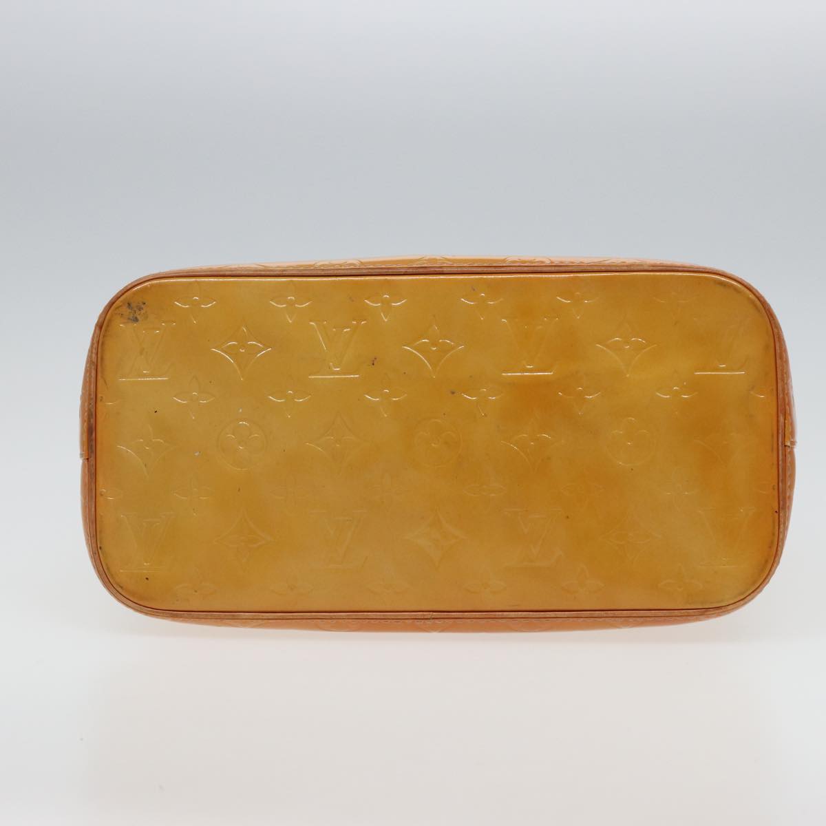 LOUIS VUITTON Monogram Vernis Houston Hand Bag Beige M91004 LV 78703