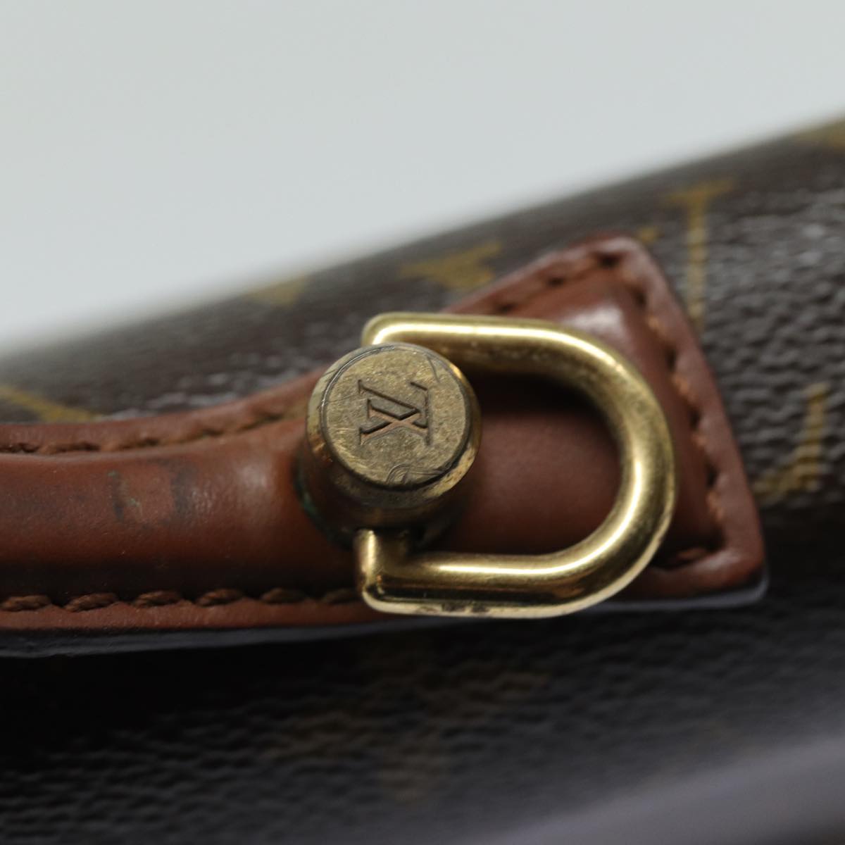 LOUIS VUITTON Monogram Porte Documents Bandouliere Bag M53338 LV 78725