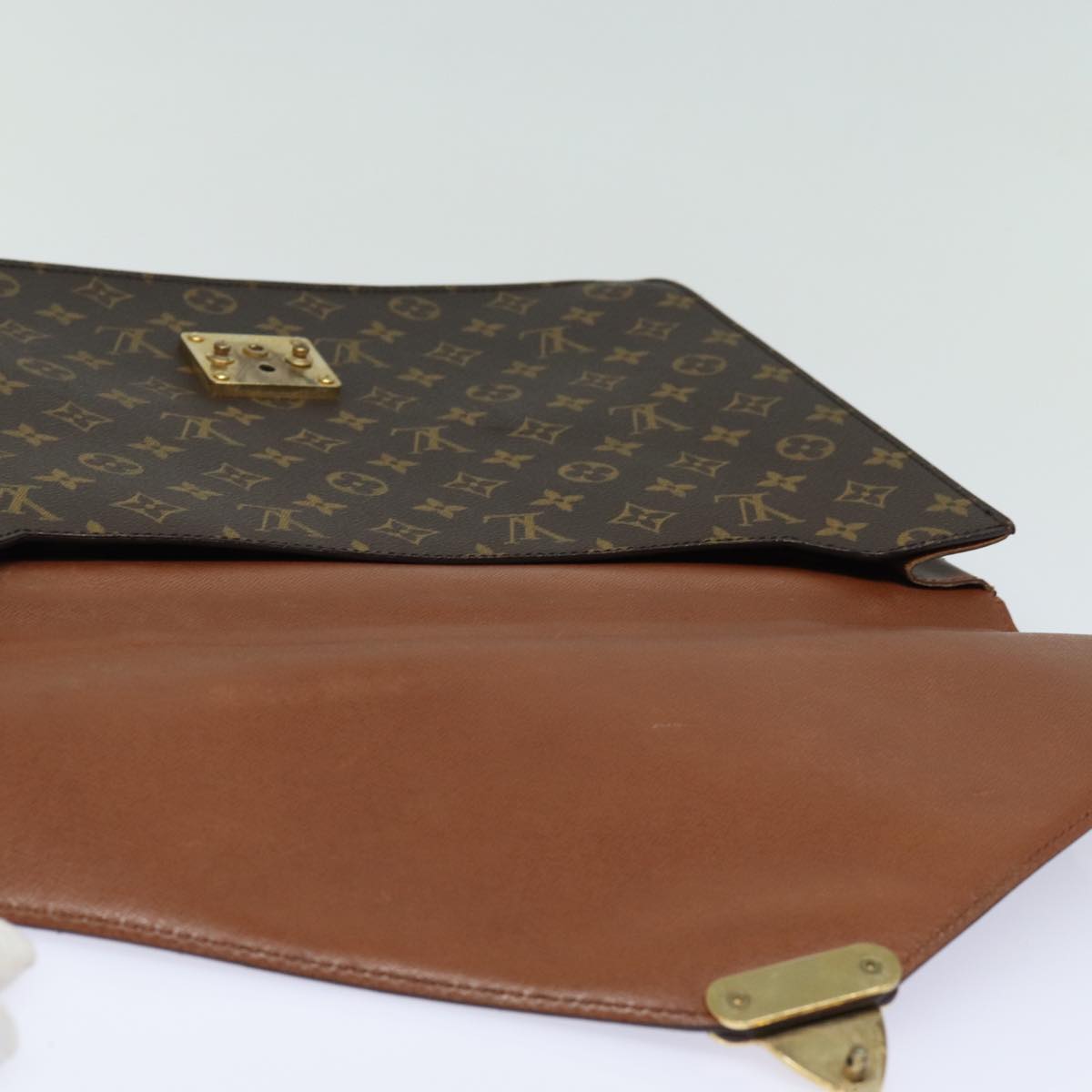 LOUIS VUITTON Monogram Porte Documents Bandouliere Bag M53338 LV 78725