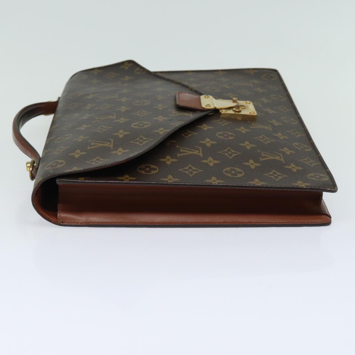 LOUIS VUITTON Monogram Porte Documents Bandouliere Bag M53338 LV 78725
