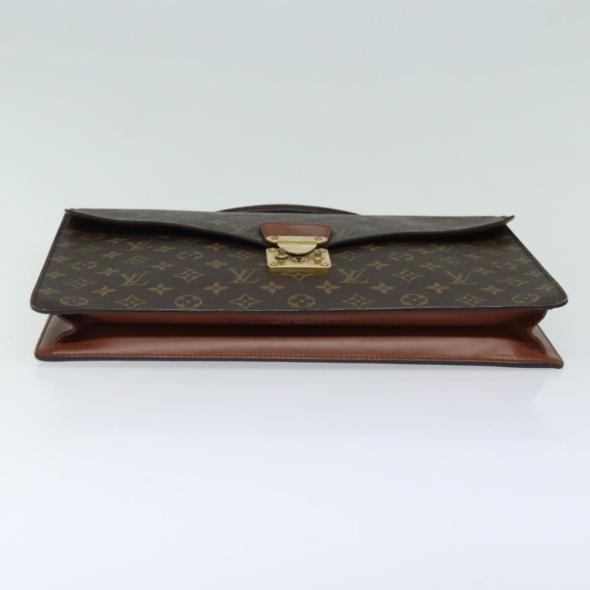 LOUIS VUITTON Monogram Porte Documents Bandouliere Bag M53338 LV 78725