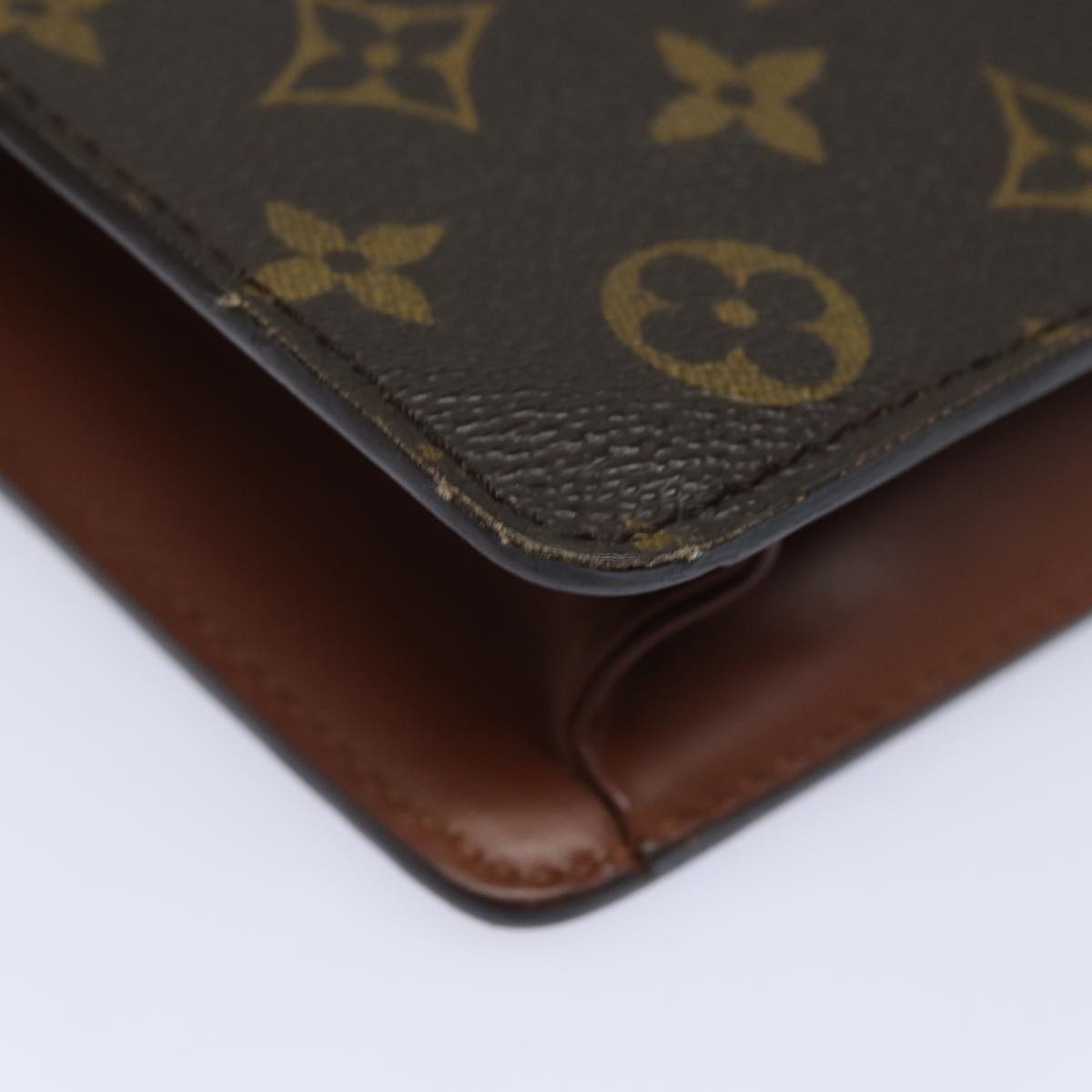 LOUIS VUITTON Monogram Porte Documents Bandouliere Bag M53338 LV 78725