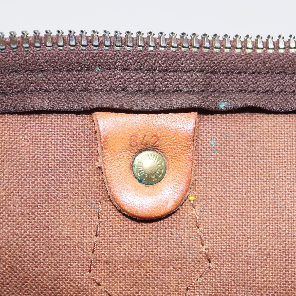 LOUIS VUITTON Monogram Speedy 35 Hand Bag M41524 LV 78734