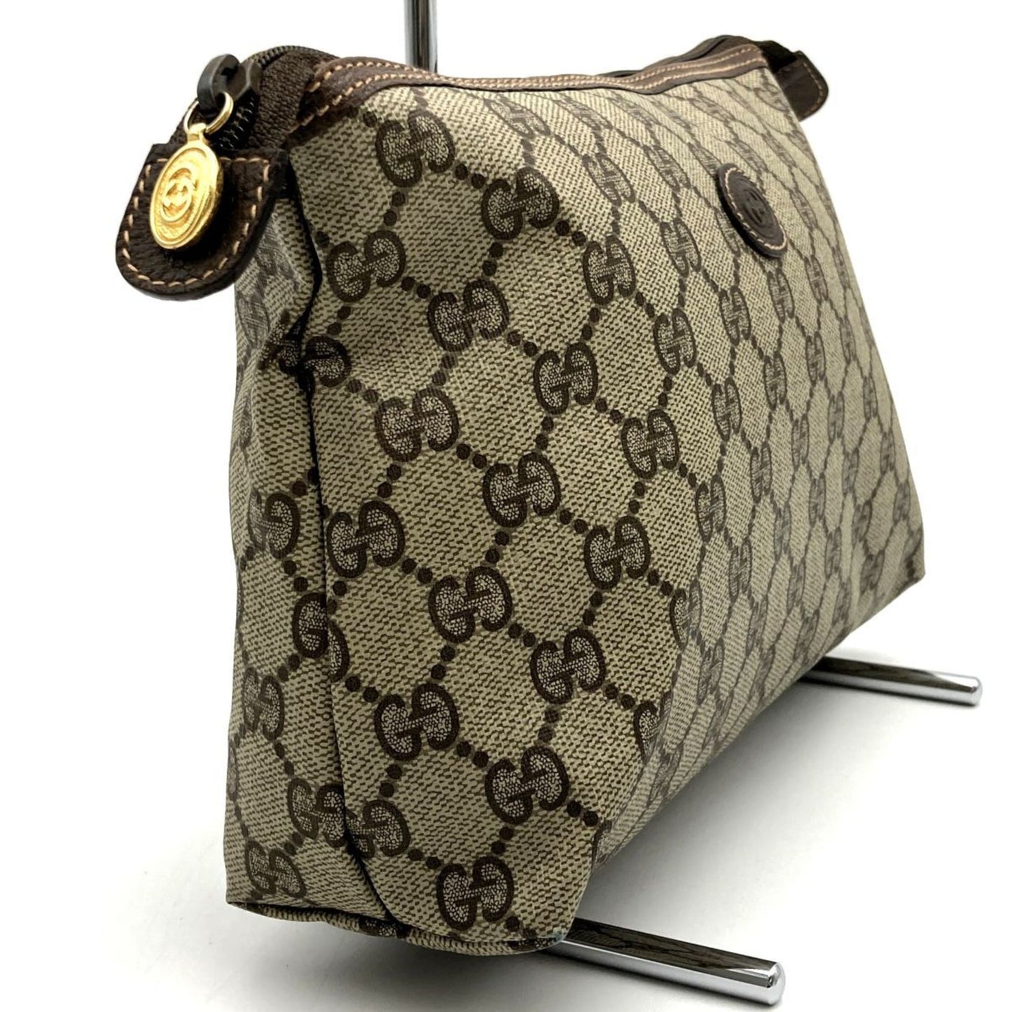 Gucci Gg Supreme  Canvas Clutch Bag