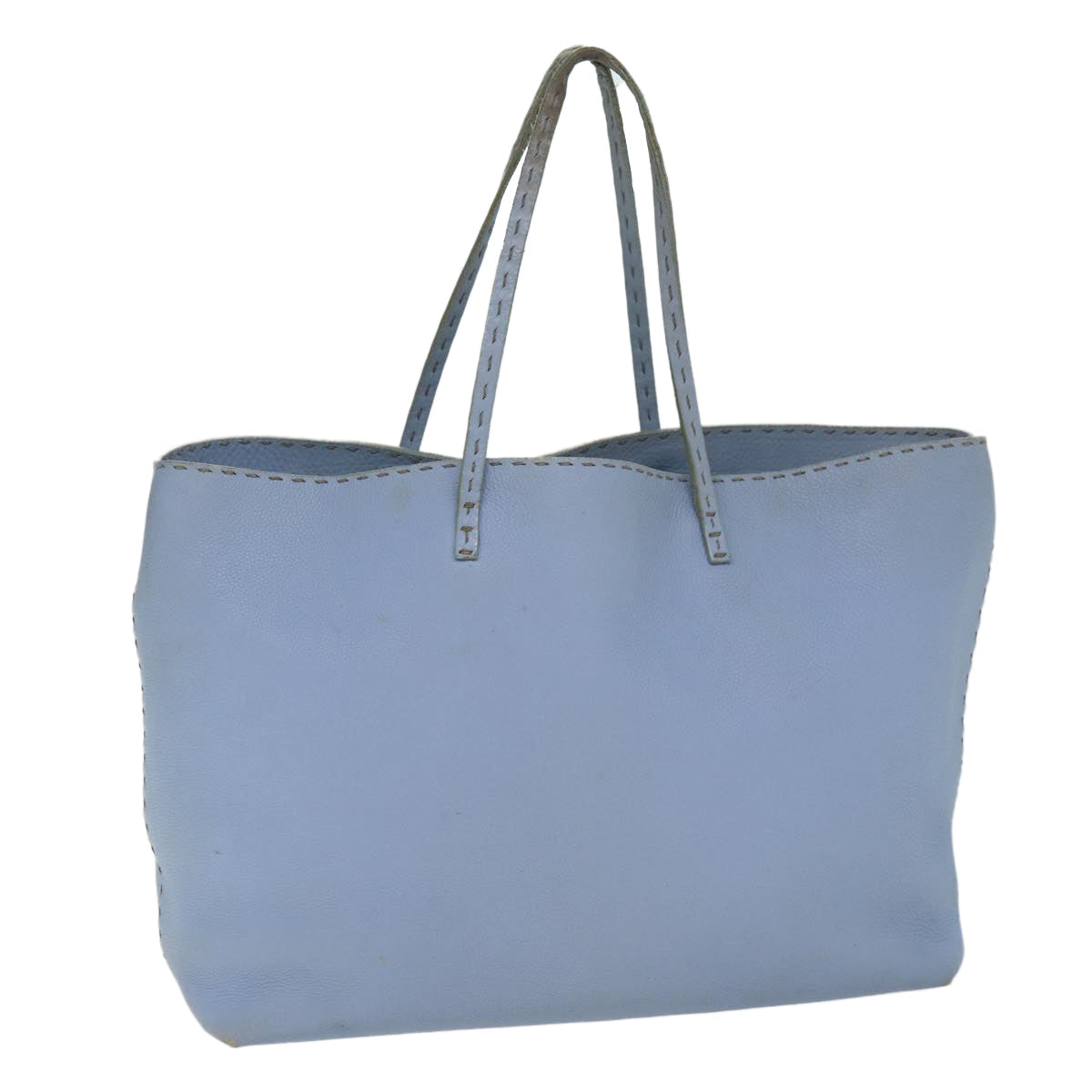 Luxury Fendi Celeria Tote Bag Leather Blue78824