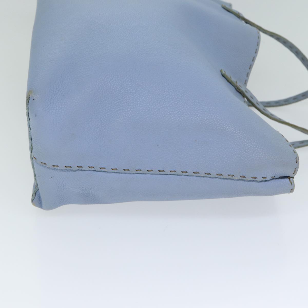 Luxury Fendi Celeria Tote Bag Leather Blue78824