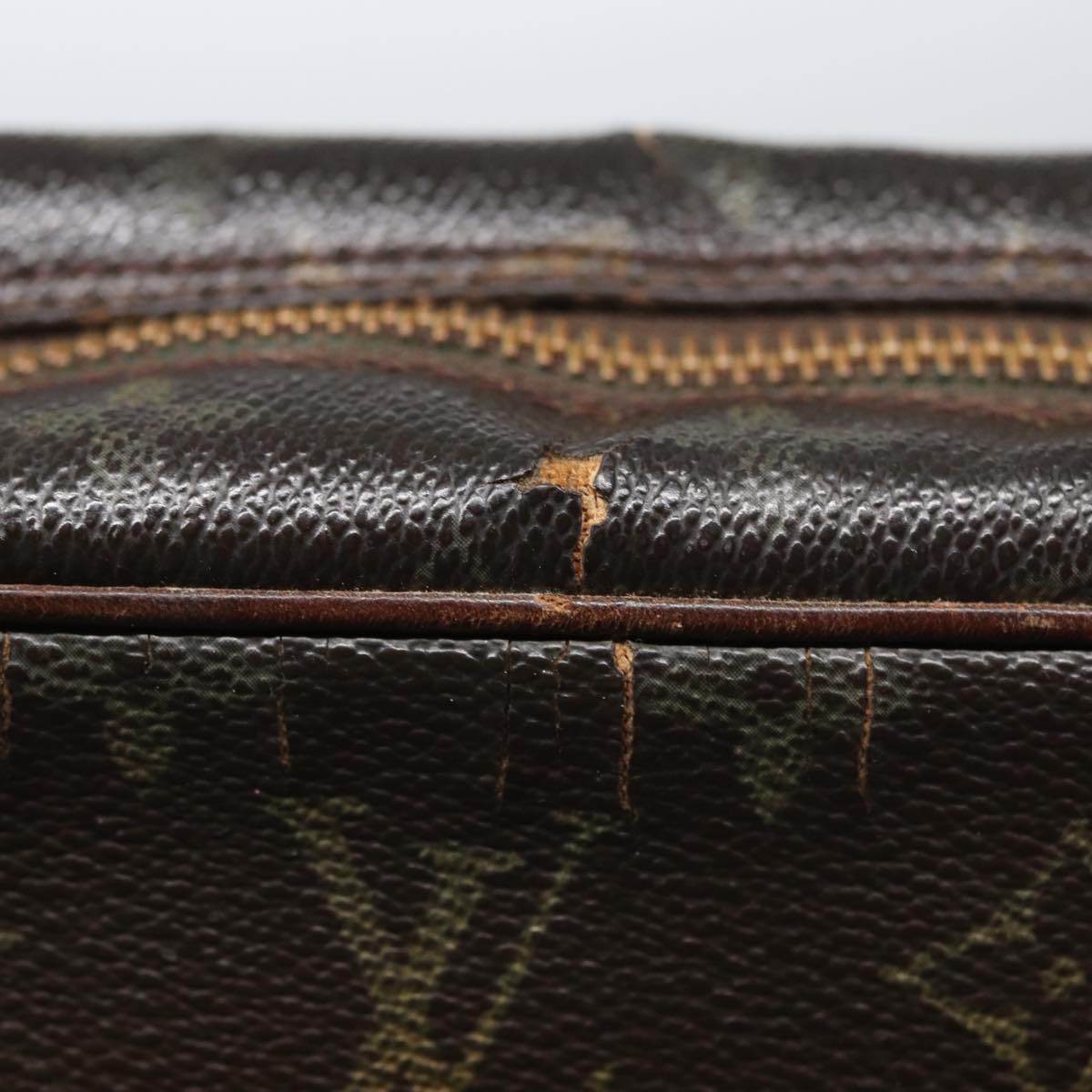 LOUIS VUITTON Monogram Compiegne 28 Clutch Bag M51845 LV 78837