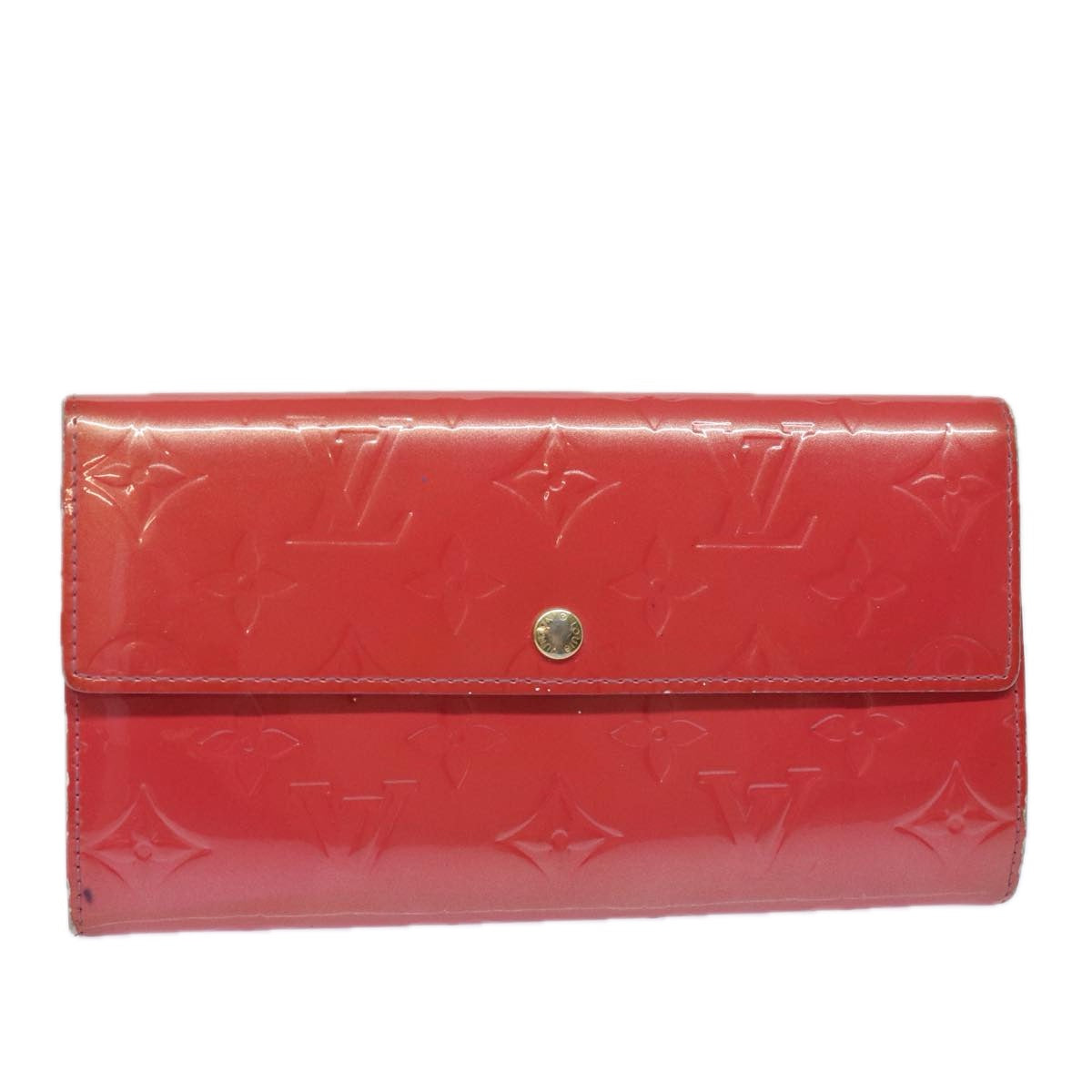 LOUIS VUITTON Vernis Portefeiulle Sarah Wallet Fran Boise M9140F LV 78867