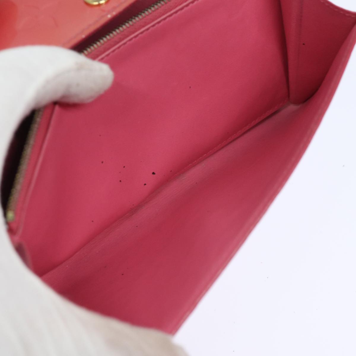 LOUIS VUITTON Vernis Portefeiulle Sarah Wallet Fran Boise M9140F LV 78867