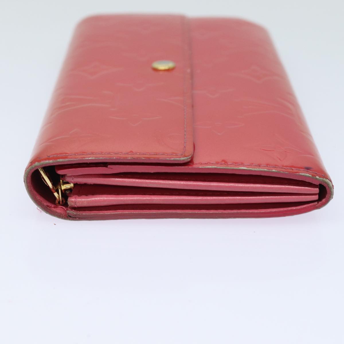 LOUIS VUITTON Vernis Portefeiulle Sarah Wallet Fran Boise M9140F LV 78867