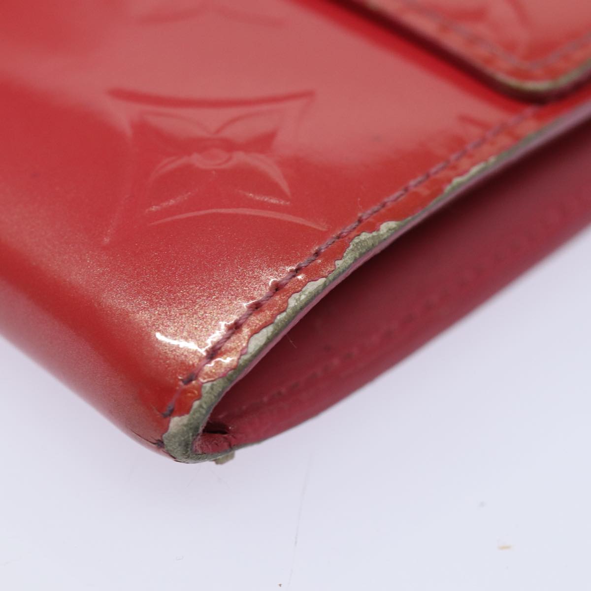 LOUIS VUITTON Vernis Portefeiulle Sarah Wallet Fran Boise M9140F LV 78867