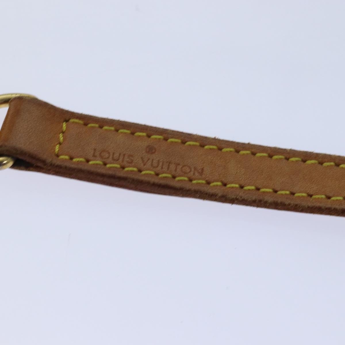 LOUIS VUITTON Shoulder Strap Leather 37.4"" Beige LV 78872