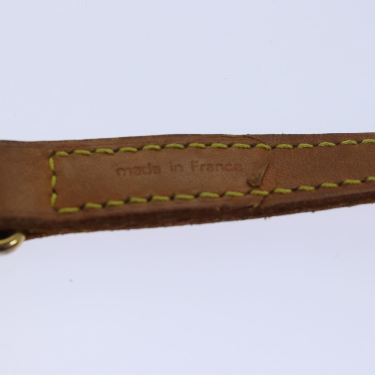 LOUIS VUITTON Shoulder Strap Leather 37.4"" Beige LV 78872