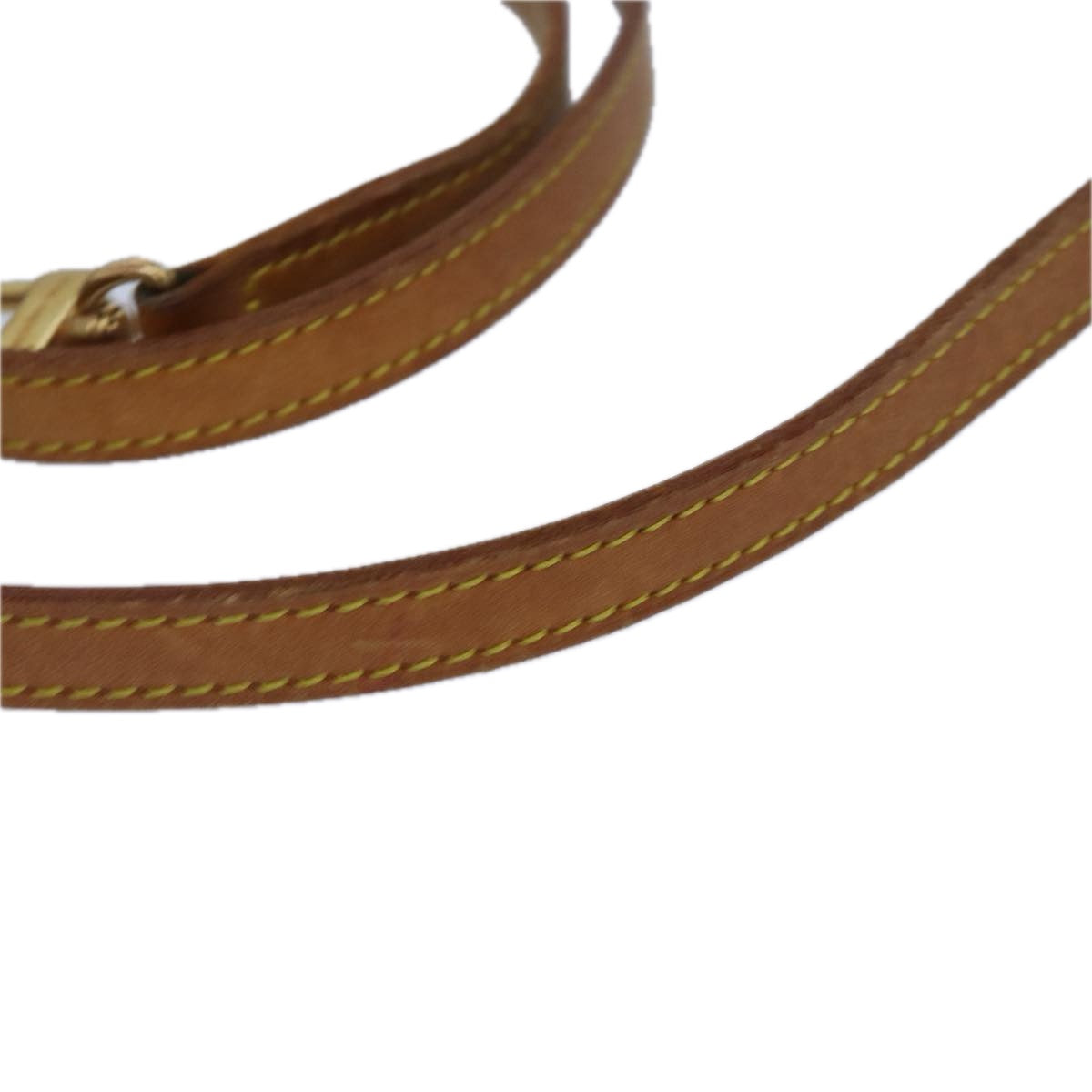 LOUIS VUITTON Shoulder Strap Leather 37.4"" Beige LV 78872
