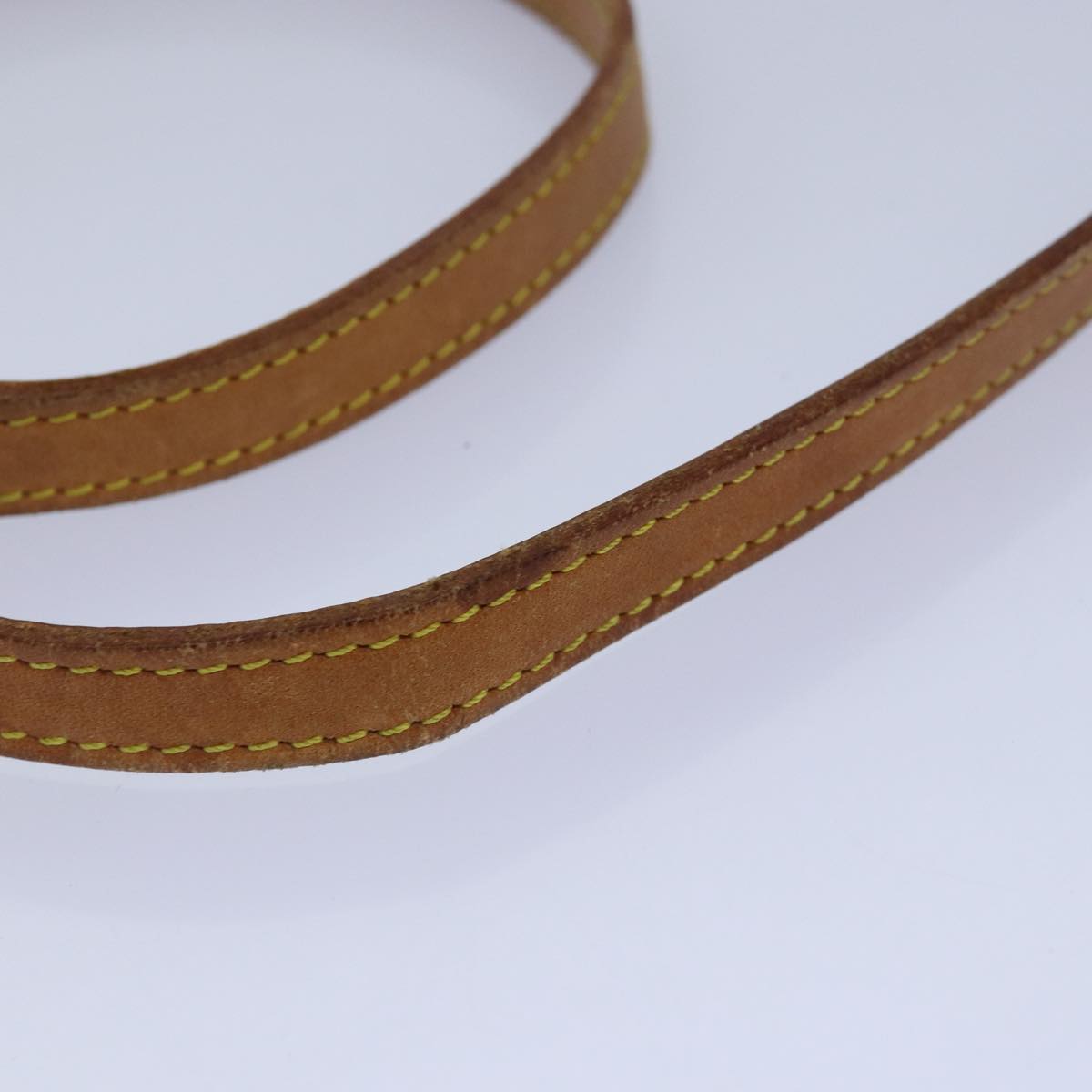 LOUIS VUITTON Shoulder Strap Leather 37.4"" Beige LV 78872