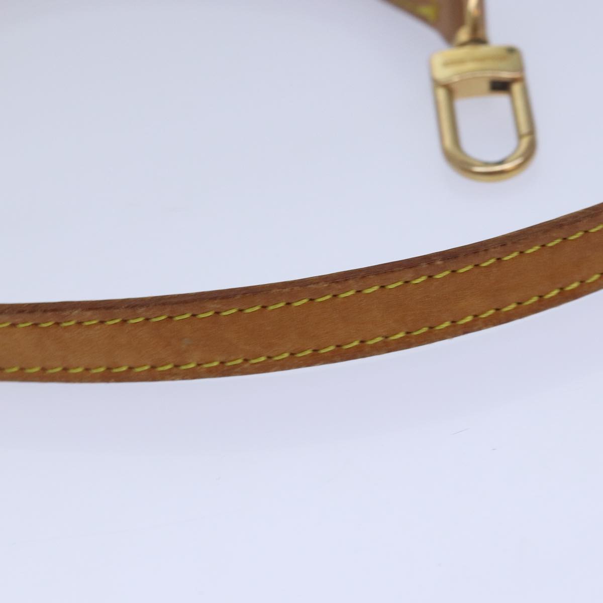 LOUIS VUITTON Shoulder Strap Leather 37.4"" Beige LV 78872