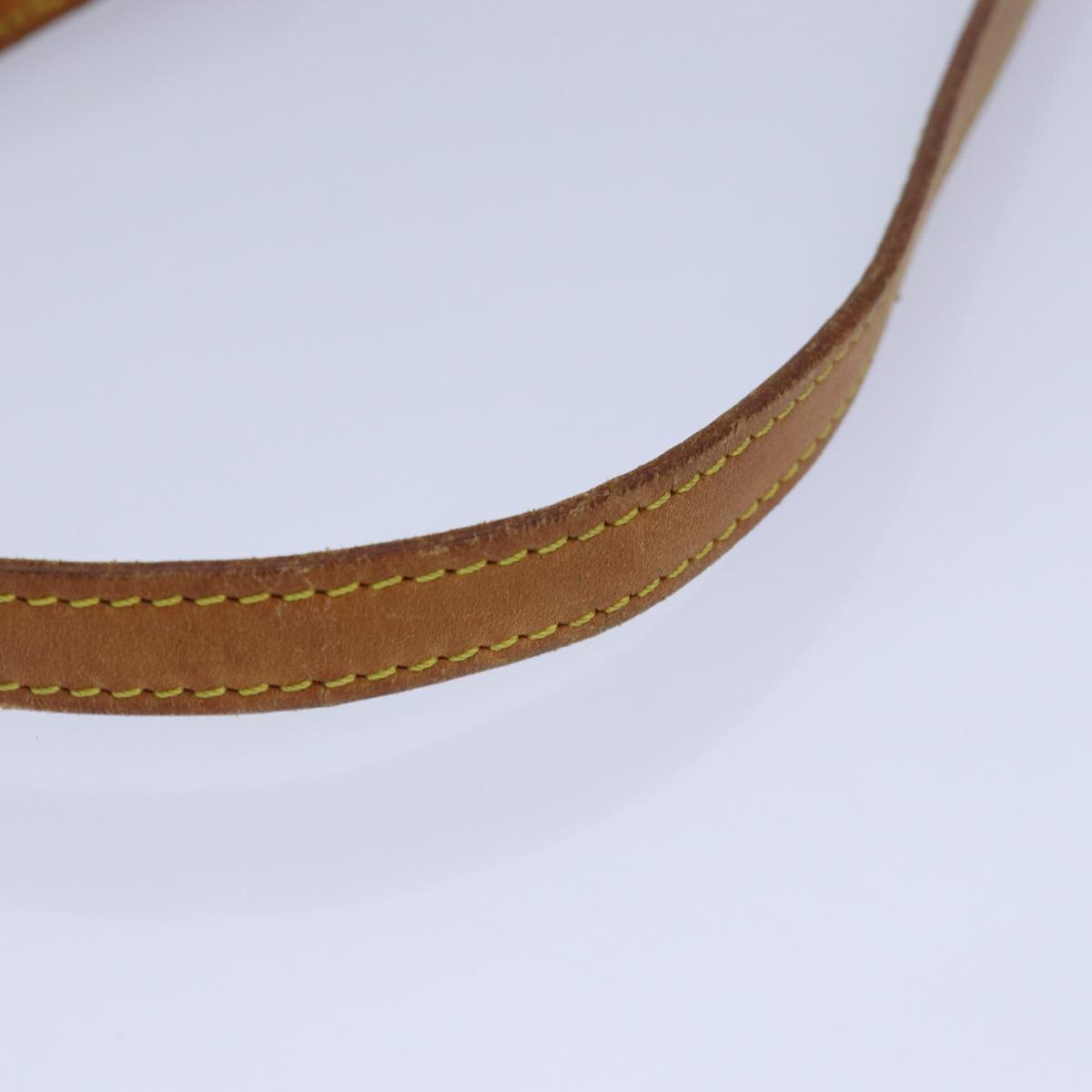 LOUIS VUITTON Shoulder Strap Leather 37.4"" Beige LV 78872