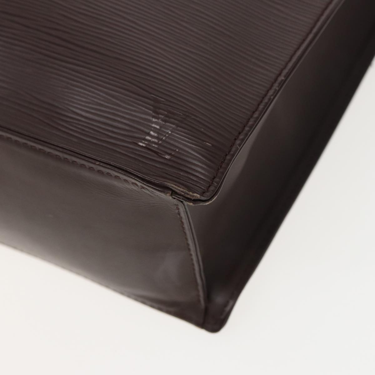 LOUIS VUITTON Epi Sac Plat Hand Bag Mocha Brown M5908D LV 78894