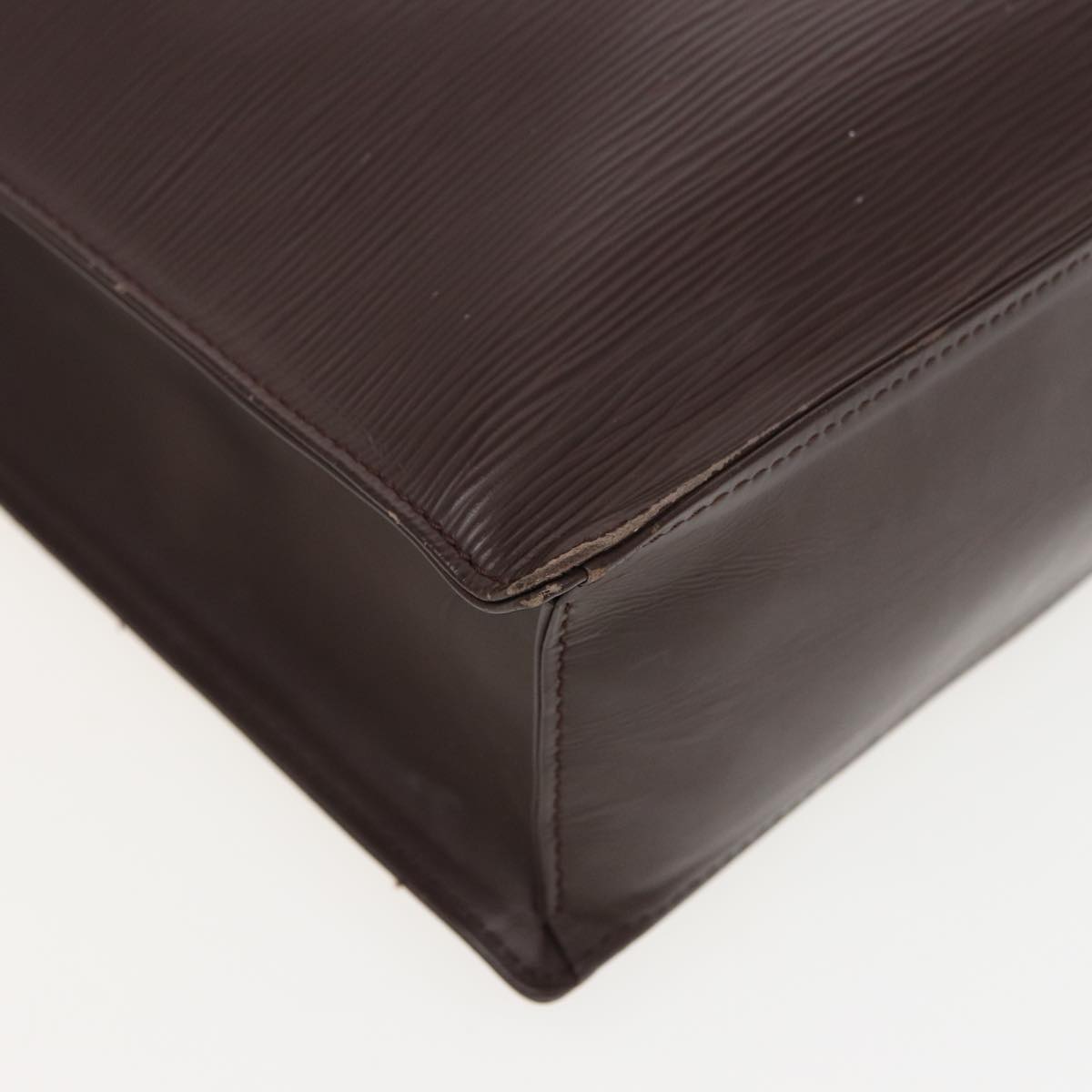 LOUIS VUITTON Epi Sac Plat Hand Bag Mocha Brown M5908D LV 78894