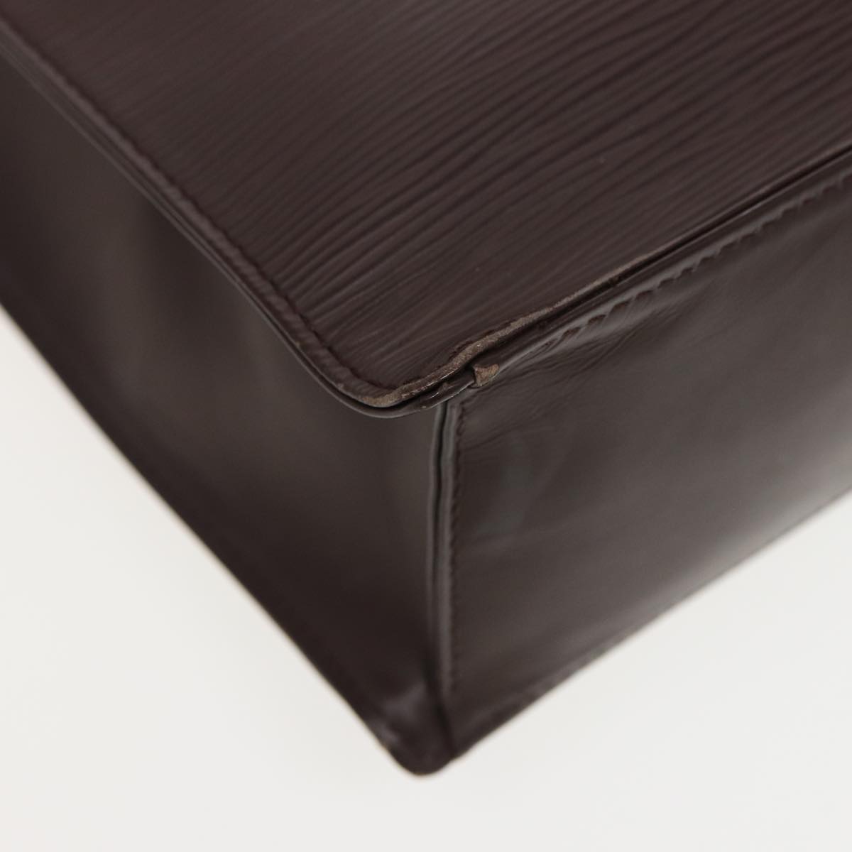 LOUIS VUITTON Epi Sac Plat Hand Bag Mocha Brown M5908D LV 78894
